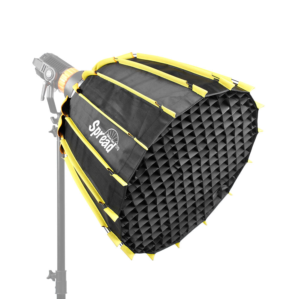 FALCONEYES Softbox With HoneyComb Grid (70cm/90cm) For P-12 LED Fresnel Light Lighting Accessories - CINEGEARPRO