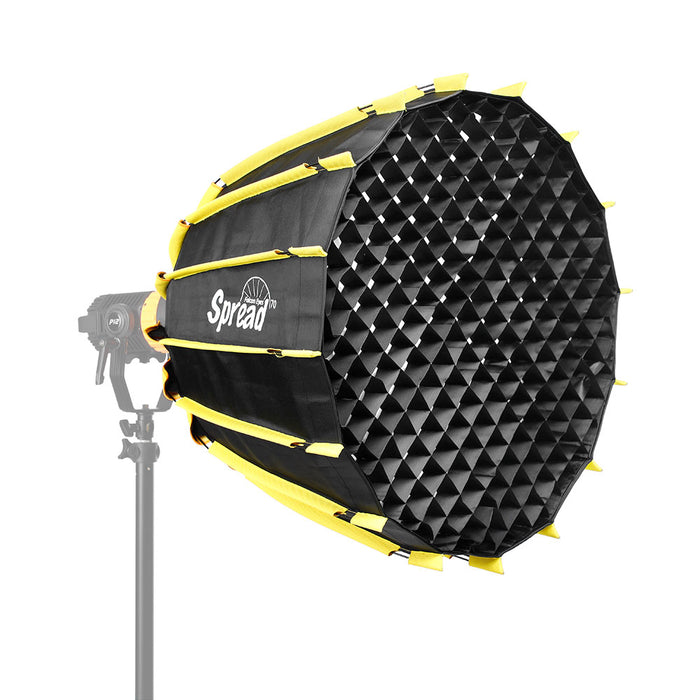 FALCONEYES Softbox With HoneyComb Grid (70cm/90cm) For P-12 LED Fresnel Light Lighting Accessories - CINEGEARPRO