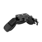 CGPro Shoulder Pad With Manfrotto Quick Release Plate And 15mm Rail Clamp Shoulder Support - CINEGEARPRO