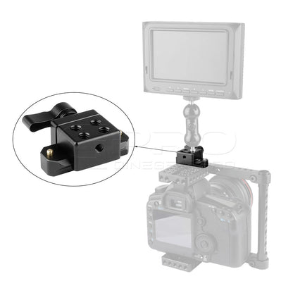 CGPro NATO Rail Clamp Quick Release Swat Rail Clamp With 1/4"-20 Mounting Points