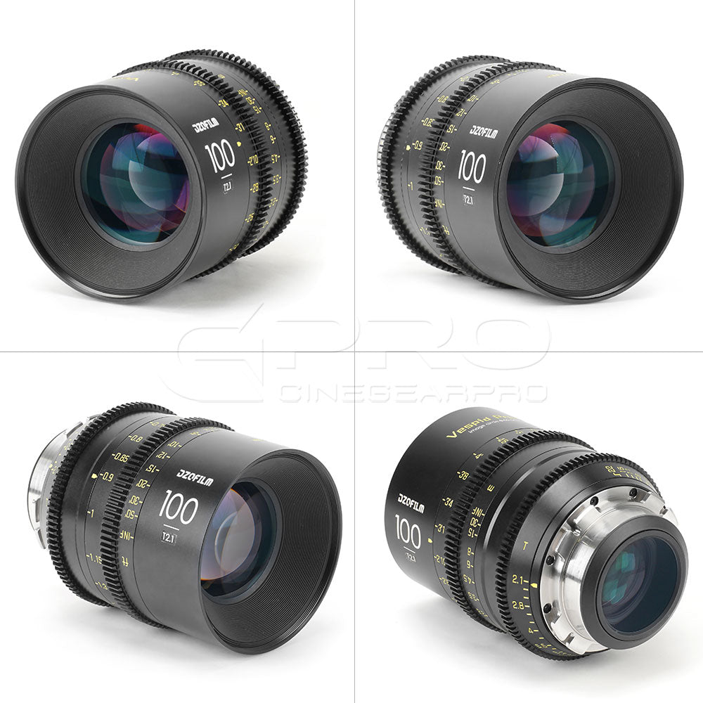 DZOFILM 100mm T2.1 VESPID Prime Full Frame Cinema Lens PL&EF interchangeable Mount