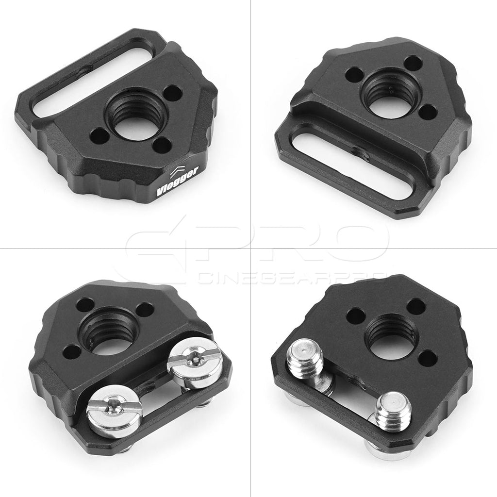 Vlogger Arri Locating Pins Mount Arri 3/8” Screw Mount