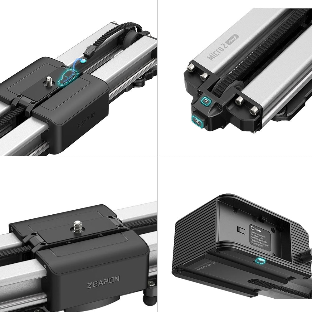 ZEAPON Micro 2 Plus Motorised Slider 54cm Distance 4.5Kg Payload App Control