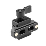 CGPro NATO Rail Clamp Quick Release Swat Rail Clamp With 1/4"-20 Mounting Points