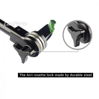 LanParte MA-02 Magic Arm w/ Rosette Lock & Single Rod Clamp Articulated Arms - CINEGEARPRO