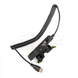CGPro AM-AM-SC 0.5M High Speed HDMI (A) to HDMI (A) Spring Curl Flexible Cable V1.4 (3D/4K) HDMI Cable - CINEGEARPRO