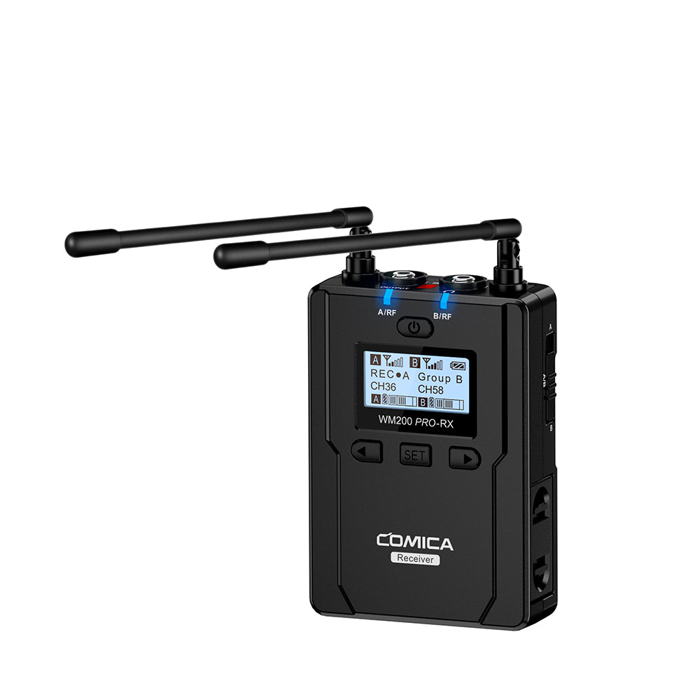 COMICA CVM-WM200 PRO UHF Metal Dual-channel Wireless Microphone