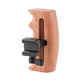 CGPro Wooden Handle Grip With NATO Clamp Connection For DSLR Camera Cage Rig (Either Side) NATO Handles - CINEGEARPRO