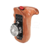 CGPro Right Side Wooden Hand Grip With Video Control Trigger For Cameras / Camcorder Using LANC Protocol