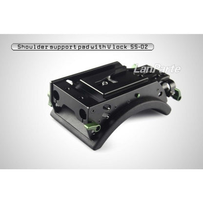 LanParte SS-02 Shoulder Support with V-Mount Lock Shoulder Support - CINEGEARPRO