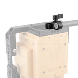 CGPro Flexible 15mm Single Rod Clamp Adapter With 1/4"-20 Mounting Groove (Black Knob) Clamp - CINEGEARPRO