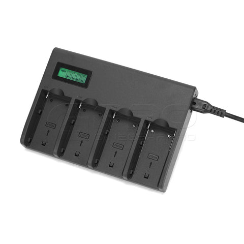 CGPro NP-F Battery Quad Charger For F970/F770/F550