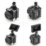 Vlogger Multi-Functional Monitor Mounting Kit Built-in HDMI Cable Clamp