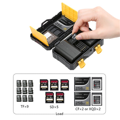 CINEDISKPRO Memory Card Storage and Battery Hard Case