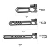 Nitze N49-NC NATO Rail with 15mm Rod Clamp (3“/5"/7")