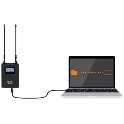 COMICA CVM-WM200 PRO UHF Metal Dual-channel Wireless Microphone