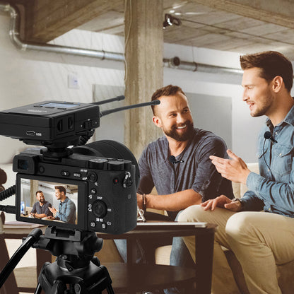 COMICA CVM-WM200 PRO UHF Metal Dual-channel Wireless Microphone