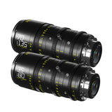 DZOFILM CATTA ACE 35-80 & 70-135mm T2.9 FF Cine Zoom Dual Lens Bundle PL&EF Interchangeable Mount