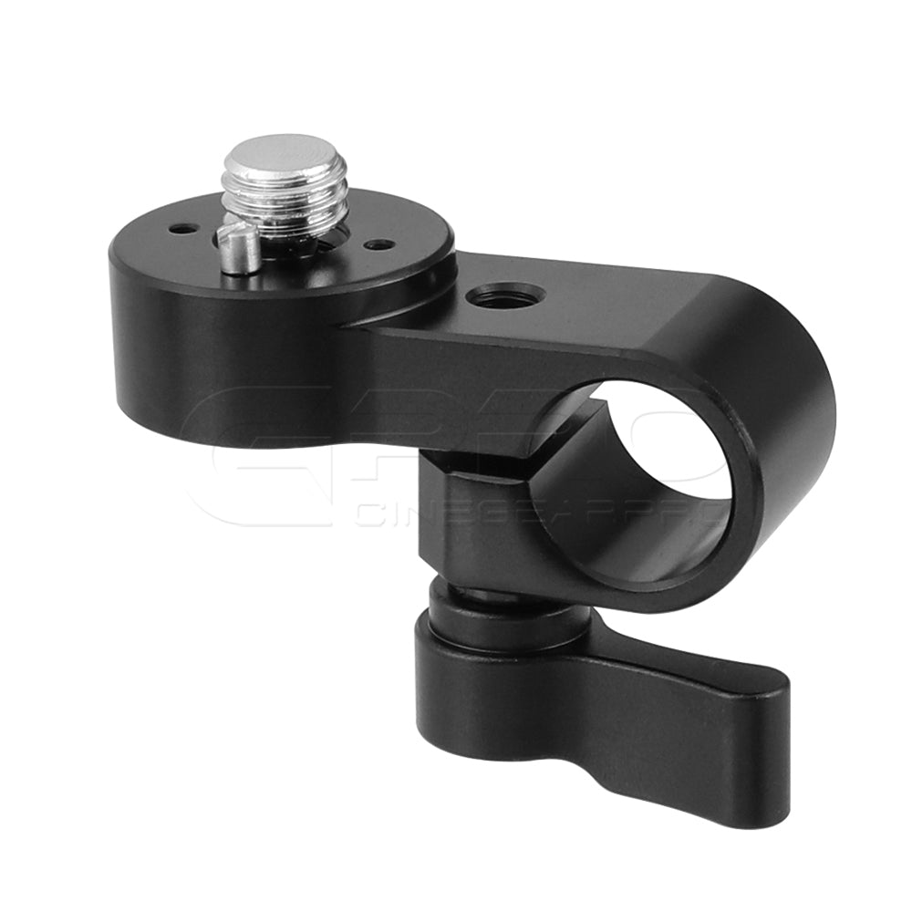 CGPro 15mm Single Rod Clamp Adapter Convert To 3/8"-16 Mounting Screw For DSLR Camera Cage Rod Support Rod Clamps - CINEGEARPRO