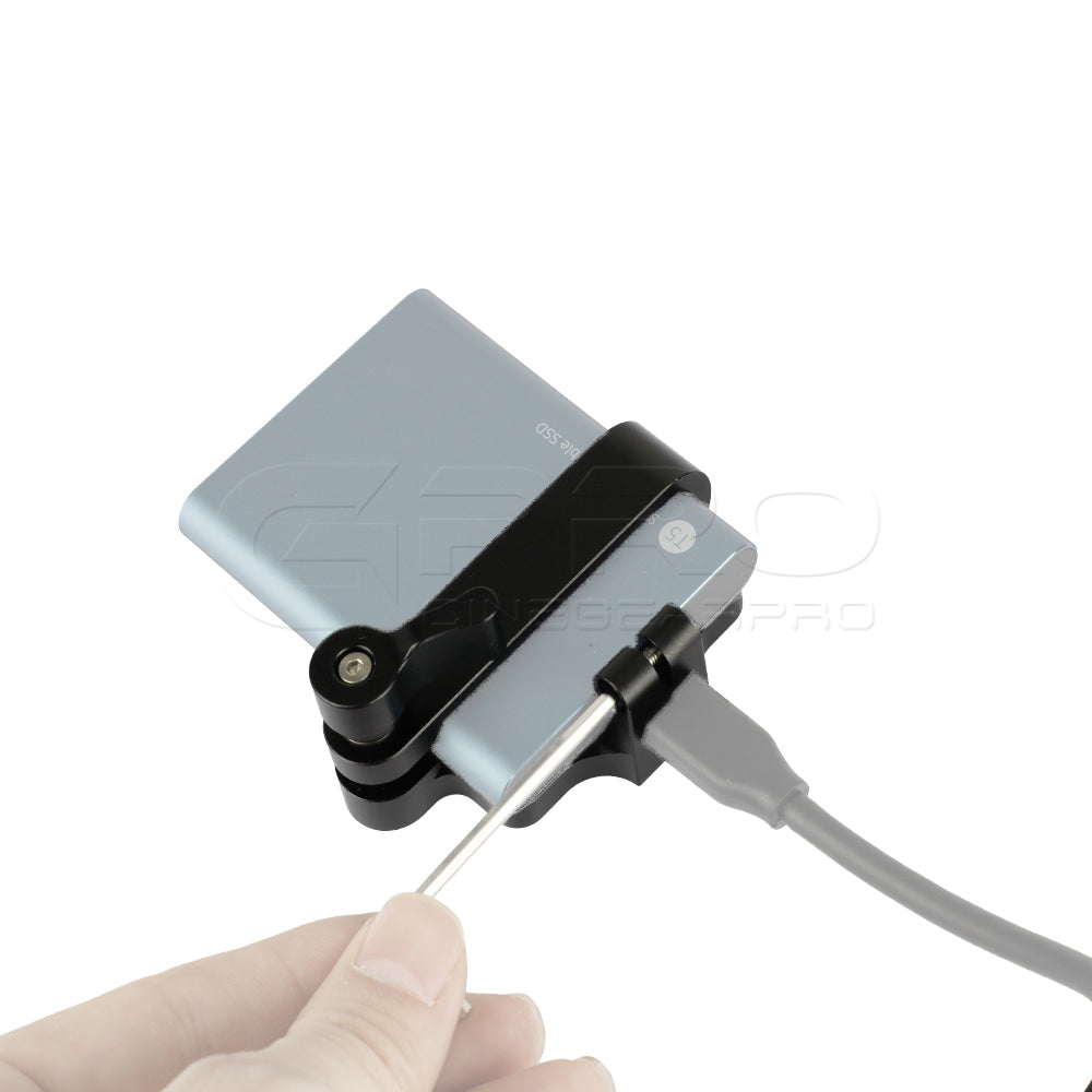 CGPro Samsung T5 SSD Mount Bracket SSD Holder Clamp For BMPCC 4K Cage Kit Clamp - CINEGEARPRO