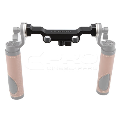 CGPro 15mm Rod Clamp Crossbar With Dual ARRI Rosette Mount Rosette Components - CINEGEARPRO