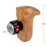 CGPro Wooden Handle Grip with ARRI Rosette Mount handle - CINEGEARPRO