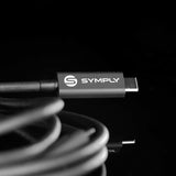 Symply Thunderbolt 3 Certified Cable 2m (6.5ft) 40Gbps 100W Charging 5A/20V Active Type-C