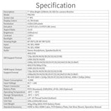 FEELWORLD FW279S 7 Inch 2200nit Daylight Viewable Monitor 3G-SDI 4K HDMI In/Out Monitor - CINEGEARPRO