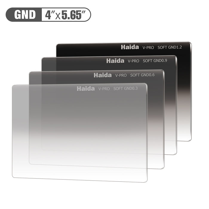 Haida V-PRO Series MC Soft GND Pro-video Graduated Neutral Density 4'' x 5.65'' Filters
