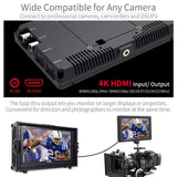 FEELWORLD FW279S 7 Inch 2200nit Daylight Viewable Monitor 3G-SDI 4K HDMI In/Out Monitor - CINEGEARPRO