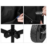 Selens Multi-Functional Portable Folding Tool Cart Large Load-Bearing for Photography Studio