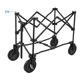 Selens Multi-Functional Portable Folding Tool Cart Large Load-Bearing for Photography Studio