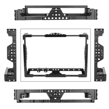 CGPro LILLIPUT H7 H7S 7 Inch 4K Monitor Cage Kit Protective Armor With 1/4" Mounting Points & Shoe Mounts