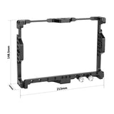 CGPro LILLIPUT H7 H7S 7 Inch 4K Monitor Cage Kit Protective Armor With 1/4" Mounting Points & Shoe Mounts