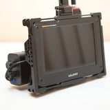 CGPro LILLIPUT H7 H7S 7 Inch 4K Monitor Cage Kit Protective Armor With 1/4" Mounting Points & Shoe Mounts
