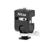 Nitze ELF N54-G1 Series Monitor Holder (QR Cold Shoe to 1/4"-20 Screw With ARRI Locating pins)