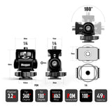 Vlogger Multi-Functional Swivel and Tilt Monitor Mounting Kit