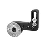 CGPro L Type ARRI Rosette Extension Mount M6 Thread Hole Connector With 1/4"-20 Mounting Groove / Points