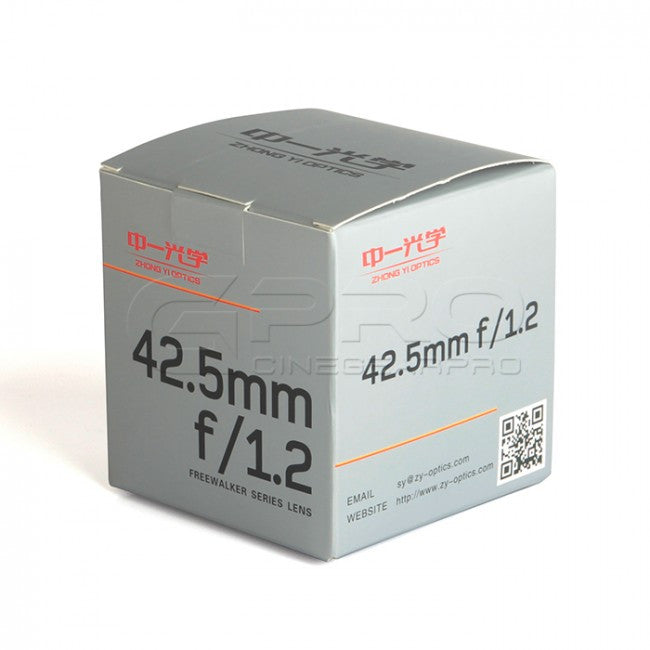 Mitakon ZY-Optics 42.5mm f/1.2 Lens in Micro Four Thirds (MFT) mount Lens - CINEGEARPRO