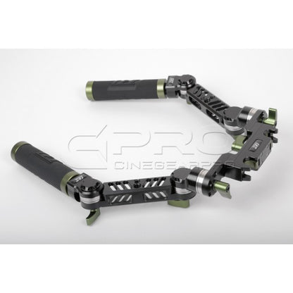 LanParte UG-02-15 Rosette Articulating Universal Handgrip w/ 15mm Quick Release Clamp Rosette Handles - CINEGEARPRO