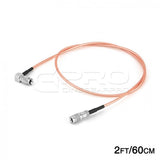 CGPro Ultra Thin Right Angled 1.0/2.3 DIN to DIN HD-SDI 6G-SDI Cable SDI Cable - CINEGEARPRO