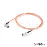 CGPro Ultra Thin Right Angled 1.0/2.3 DIN to DIN HD-SDI 6G-SDI Cable SDI Cable - CINEGEARPRO