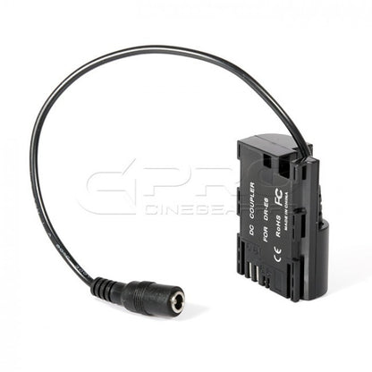 LanParte E6P-01 Canon LP-E6 DC Coupler/Dummy Battery for 5D MKII III 7D 6D DC Coupler/Dummy Battery - CINEGEARPRO