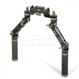 LanParte UG-02-15 Rosette Articulating Universal Handgrip w/ 15mm Quick Release Clamp Rosette Handles - CINEGEARPRO