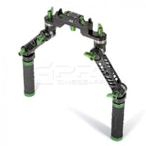 LanParte UG-02-15 Rosette Articulating Universal Handgrip w/ 15mm Quick Release Clamp Rosette Handles - CINEGEARPRO