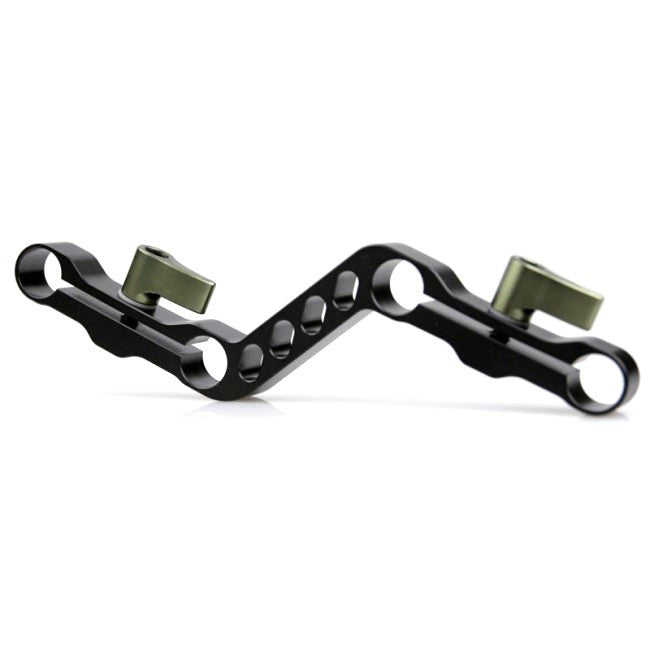LanParte OFC-01 Simple Z-Shape Offset Raiser 15mm Rod Clamp Rod Clamps - CINEGEARPRO