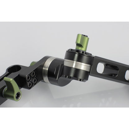 LanParte UG-02-19 Rosette Articulating 15mm/19mm Universal Adjustable Front Handgrip Rosette Handles - CINEGEARPRO