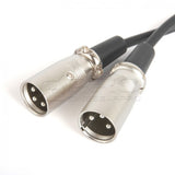 CGPro Dual Male XLR Cable to Single Female XLR Audio Cable - CINEGEARPRO