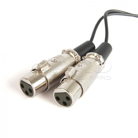 CGPro Dual Female XLR Cable to Single Male XLR
