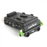LanParte VBP-01 Pro V-Mount Power Distributor w/ HDMI Splitter for 15mm Rails System for 5D MarkII/III/BMCC/FS700 Power Distributor - CINEGEARPRO